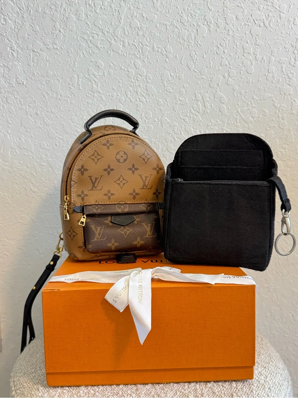 Louis Vuitton Palm Springs Mini Backpack in Reverse Monogram